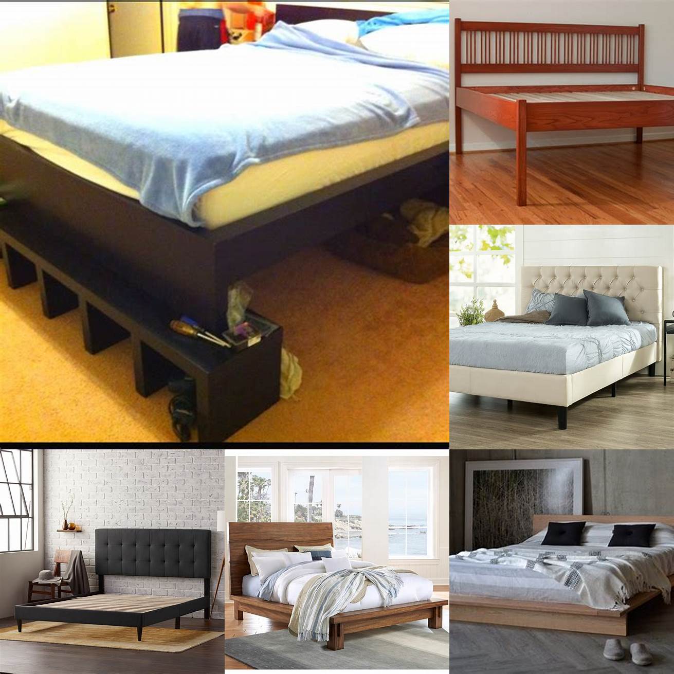 Height Platform beds are higher than traditional beds which can be uncomfortable for some people