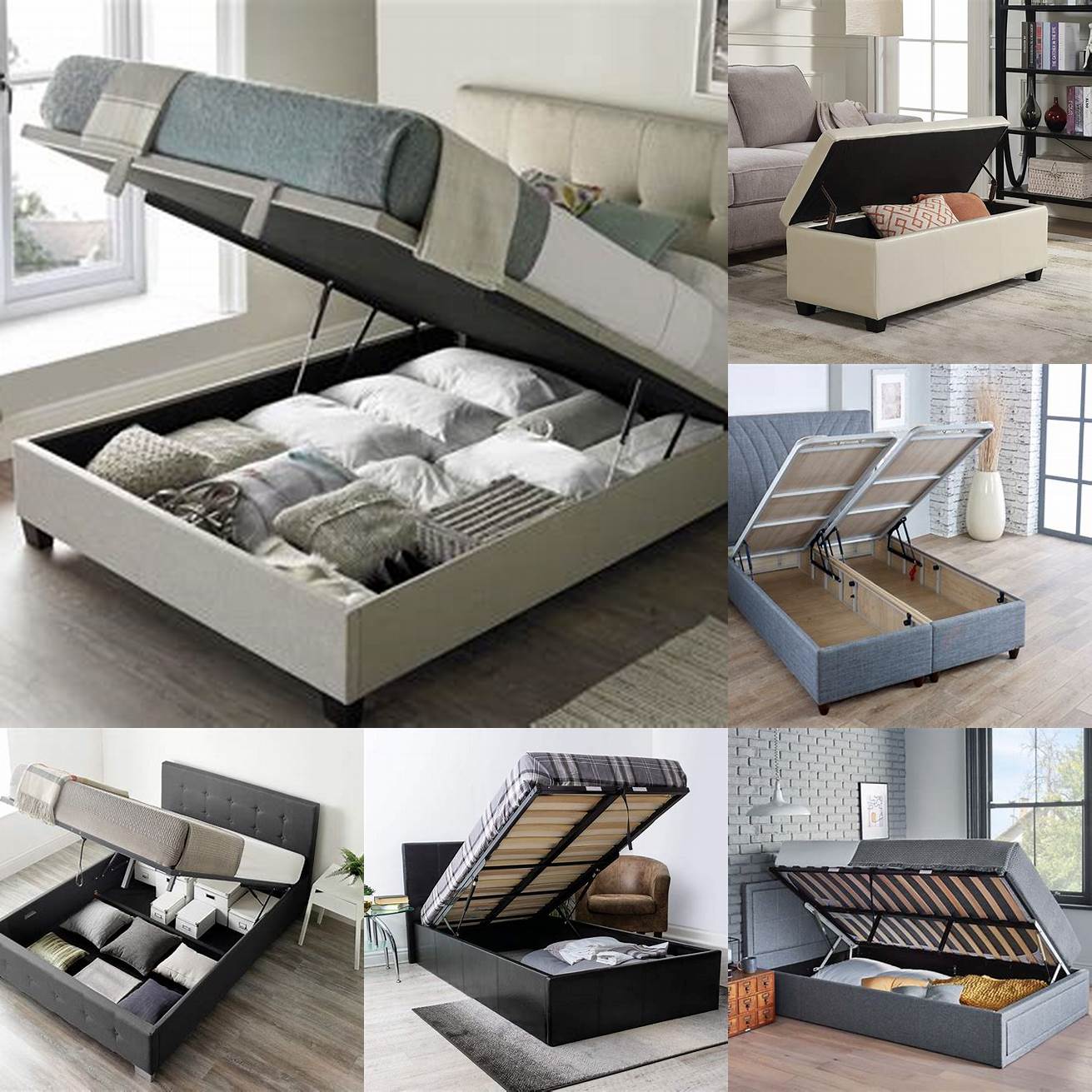 Image 3 Ottoman Bed with Storage Compartment