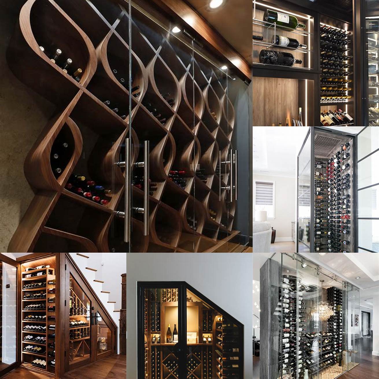 Image Idea 1 Freestanding wine cabinet in a contemporary style