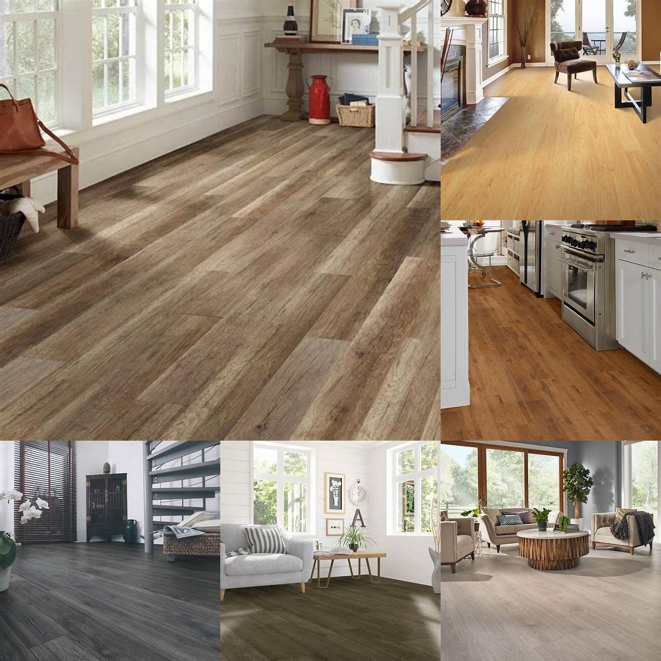 Laminate This is a more affordable option that comes in a variety of colors and styles