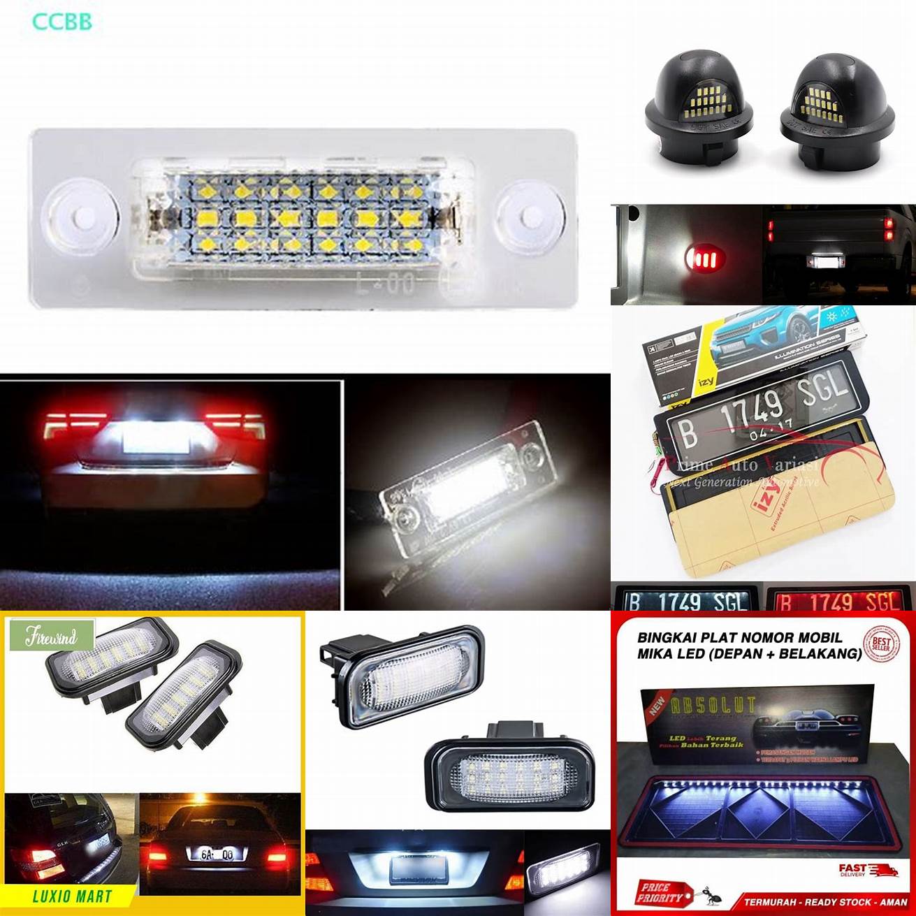 Lampu Plat Nomor LED