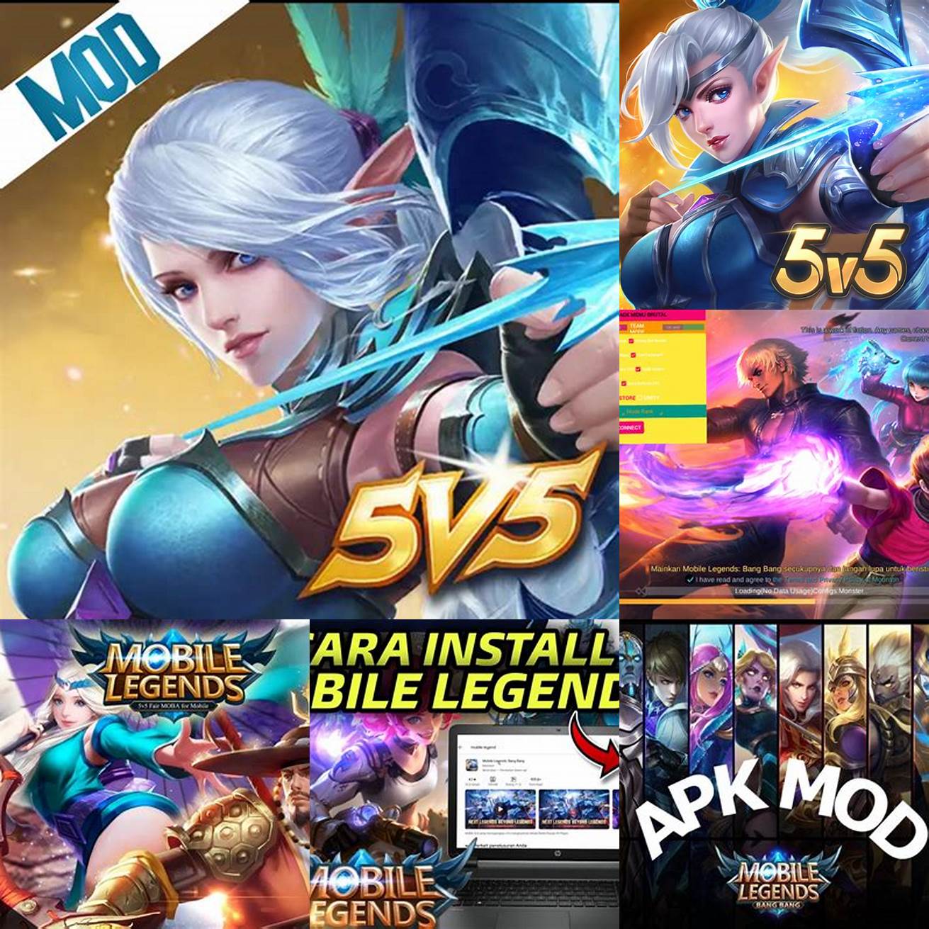 Langkah 1 Kunjungi situs download aplikasi mobile legends mod