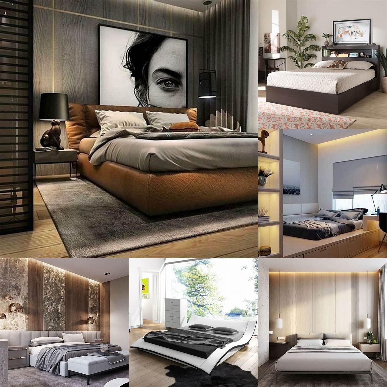 Modern design Platform beds have a modern sleek and minimalist design that can blend in with different bedroom styles