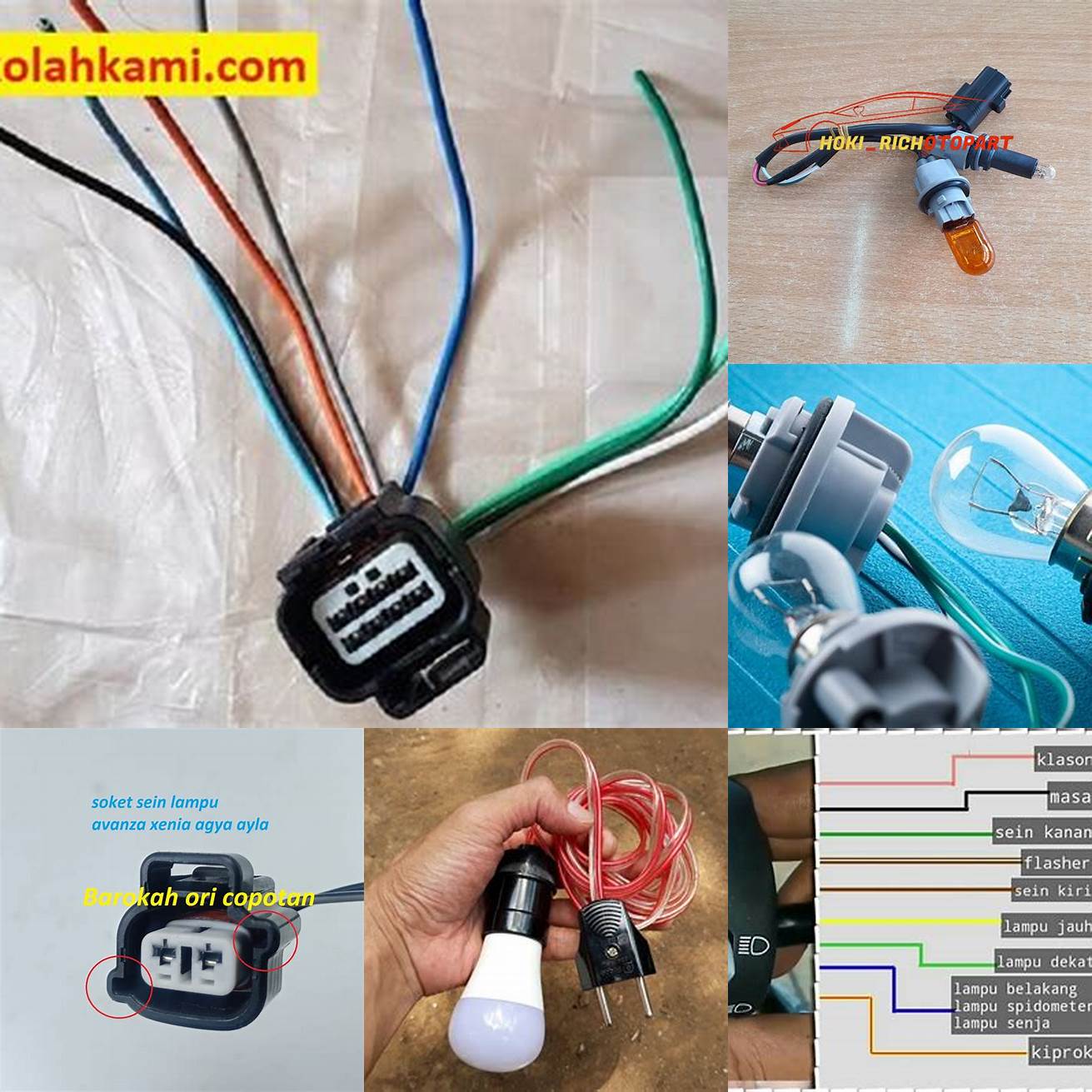 Periksa kabel dan soket lampu secara berkala untuk memastikan tidak ada kerusakan atau konsleting