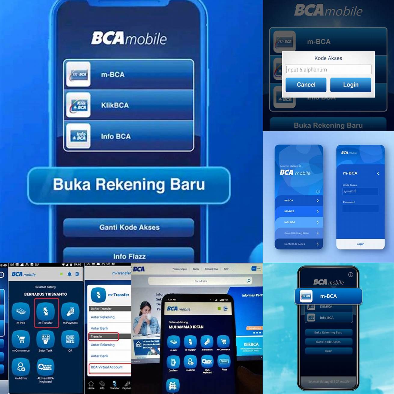Pertama buka aplikasi BCA mobile dan login menggunakan user ID dan password Anda