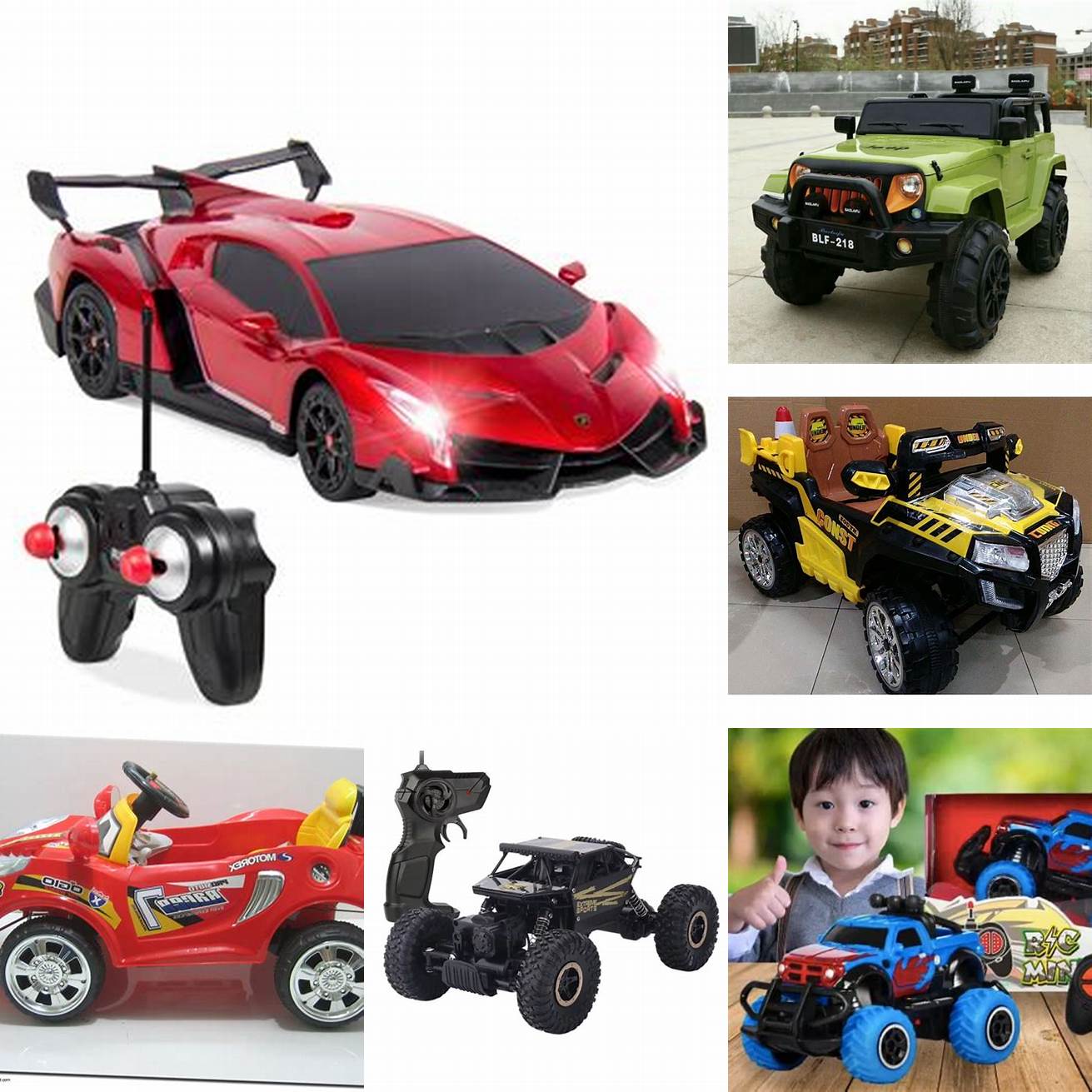 Pilih mobil remot yang sesuai dengan usia anak Anda