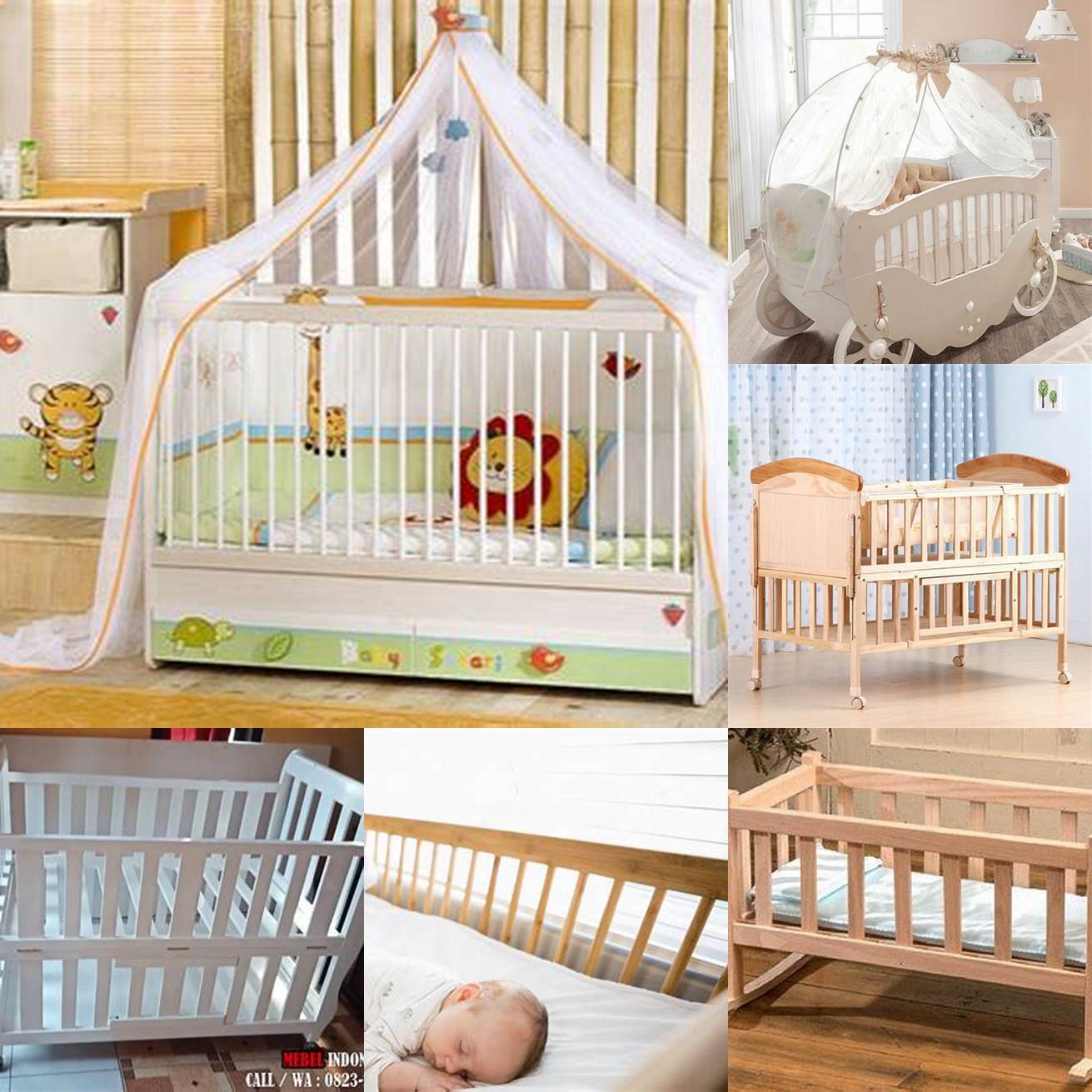 Pilih tempat tidur bayi yang sesuai dengan usia dan berat bayi