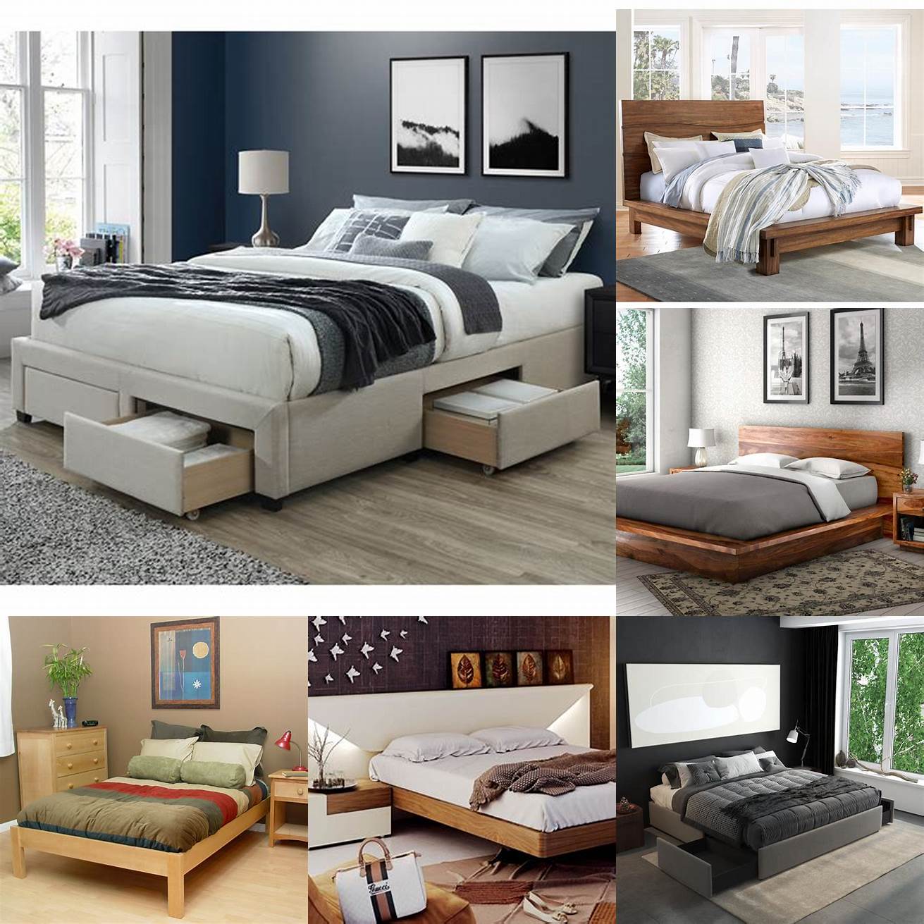 Price Platform beds can be more expensive than traditional beds due to their design materials and additional storage features