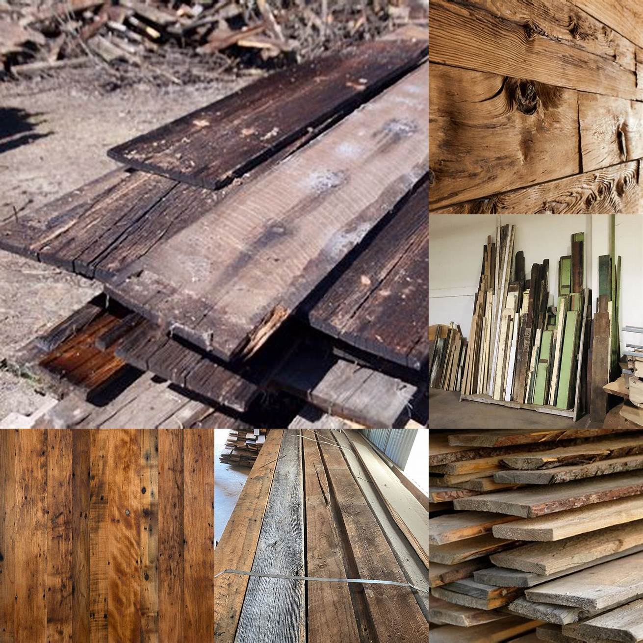 Reclaimed wood This is wood that has been salvaged from old buildings barns or other structures Reclaimed wood has a lot of character and a unique history but it can also be more expensive than other types of wood