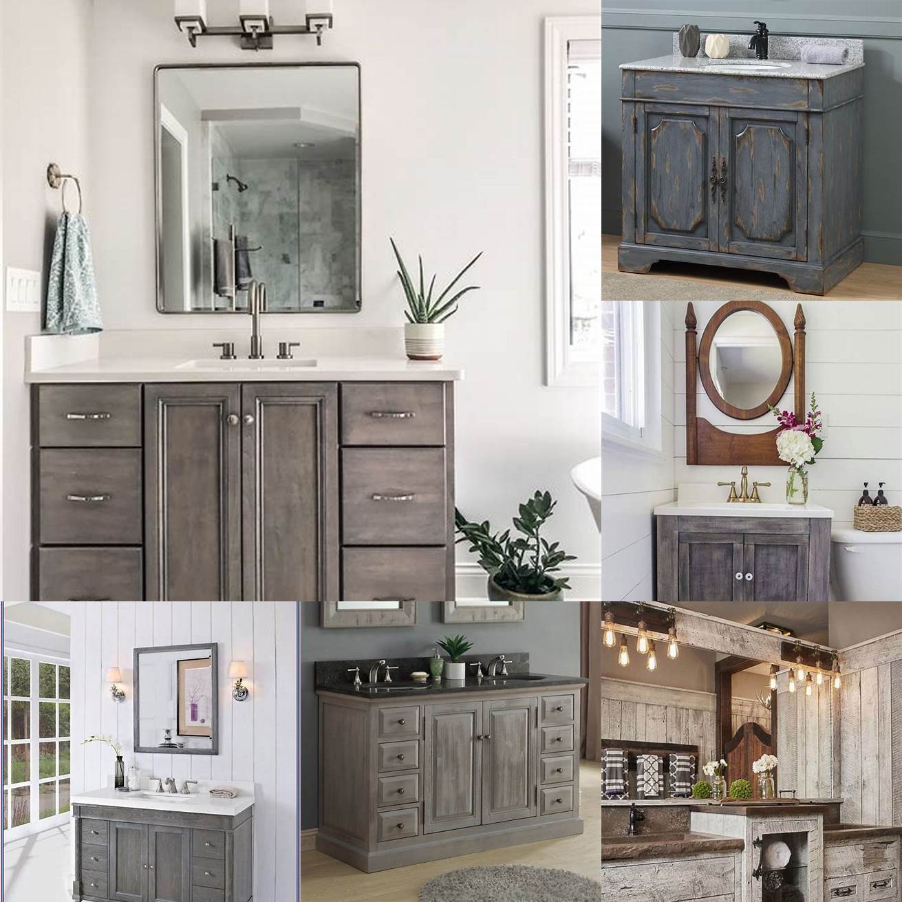 Rustic Gray Vanity