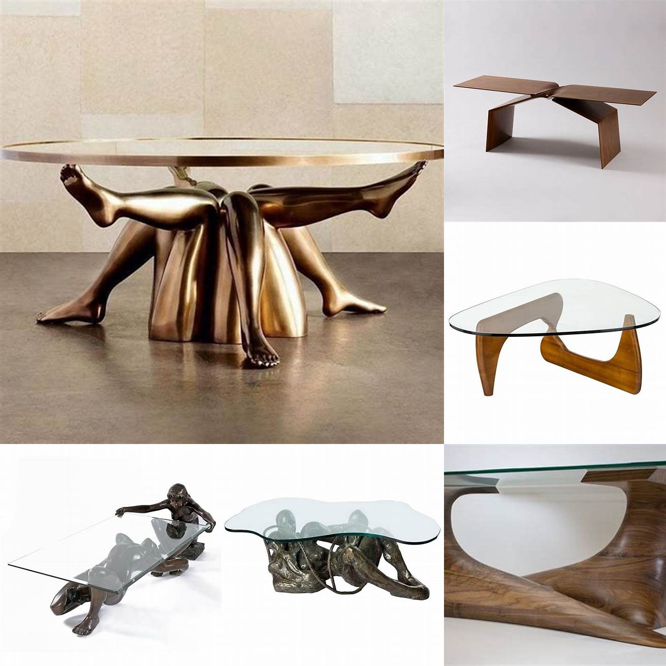 Sculptural coffee table