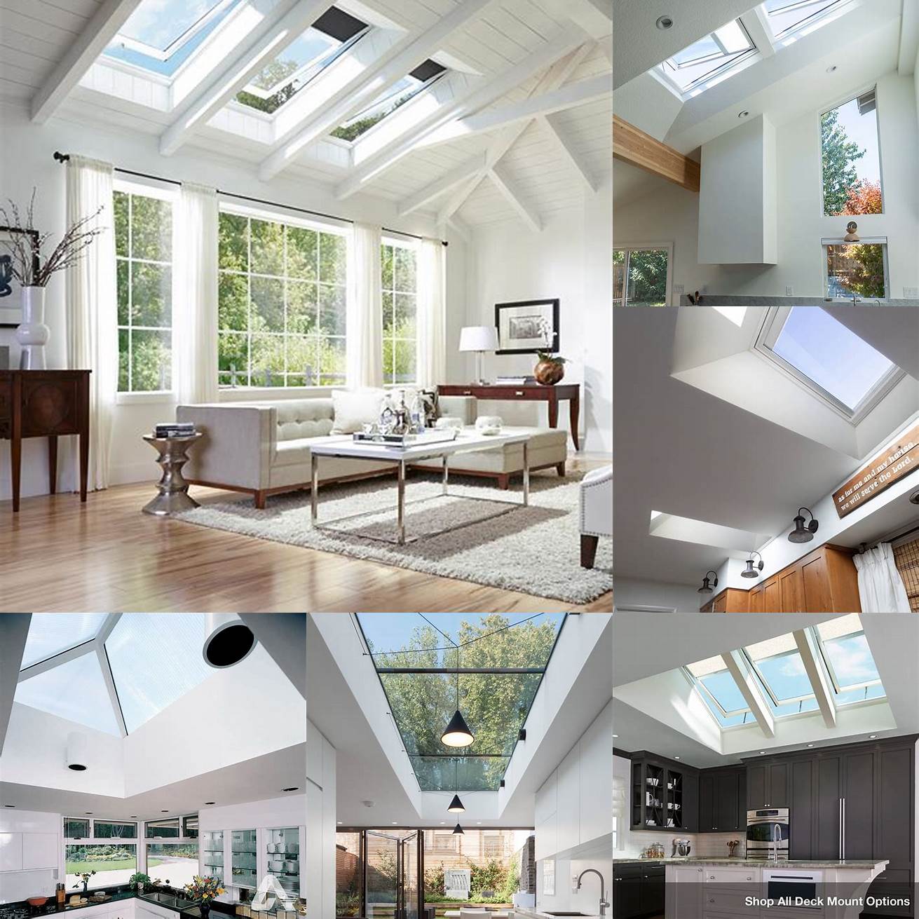Skylights for additional natural light