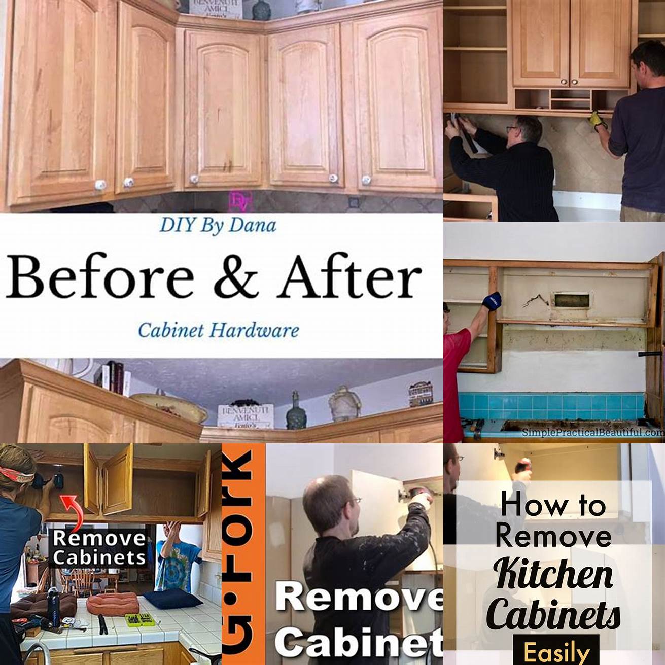 Step 1 Remove the Old Cabinet