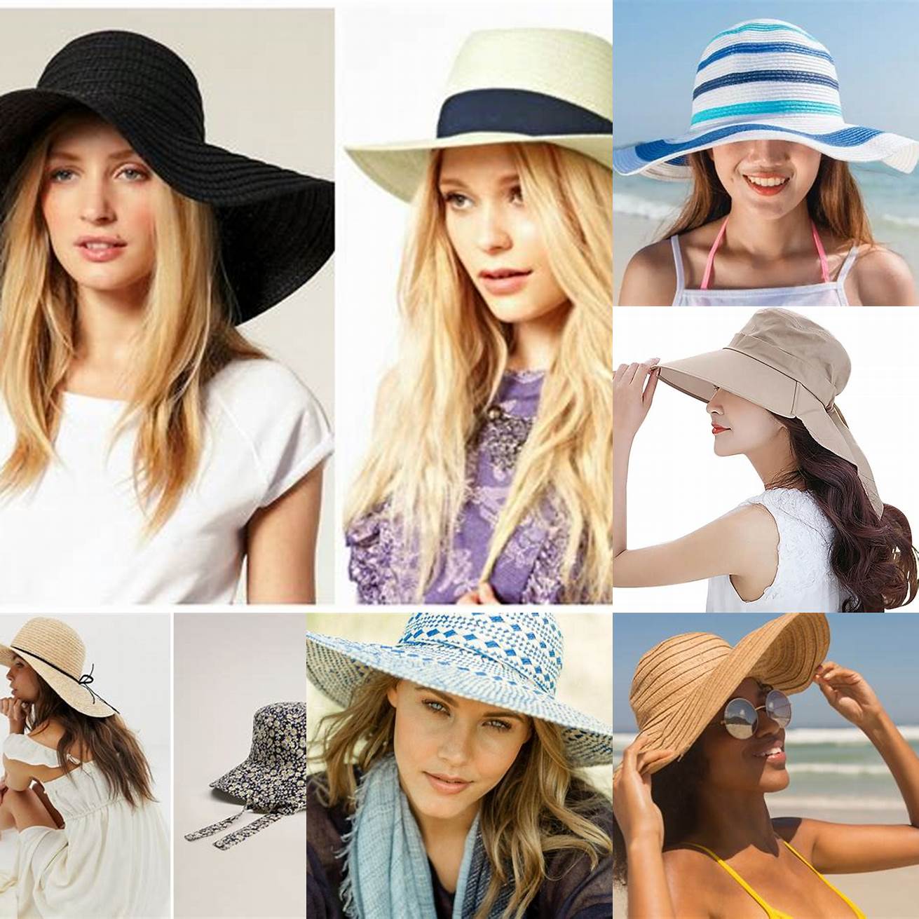 Un chapeau pour protéger vos cheveux du soleil et ajouter une touche délégance à votre tenue