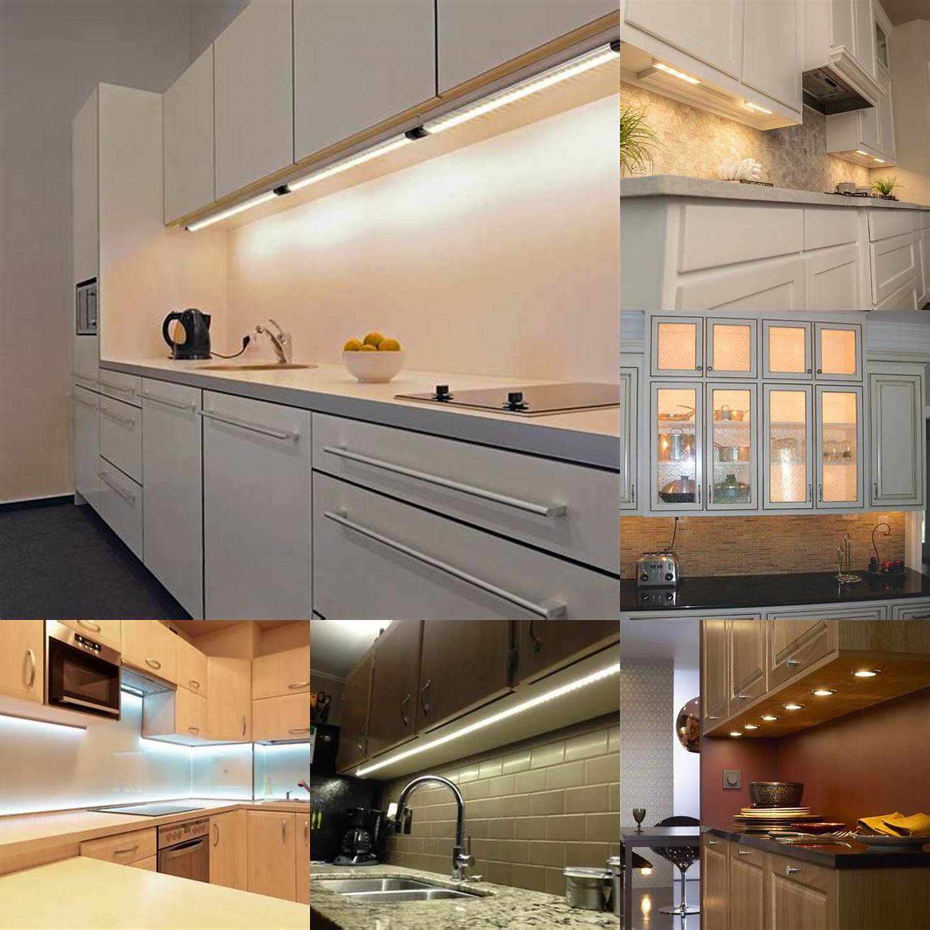 Under-cabinet lighting a practical and stylish choice