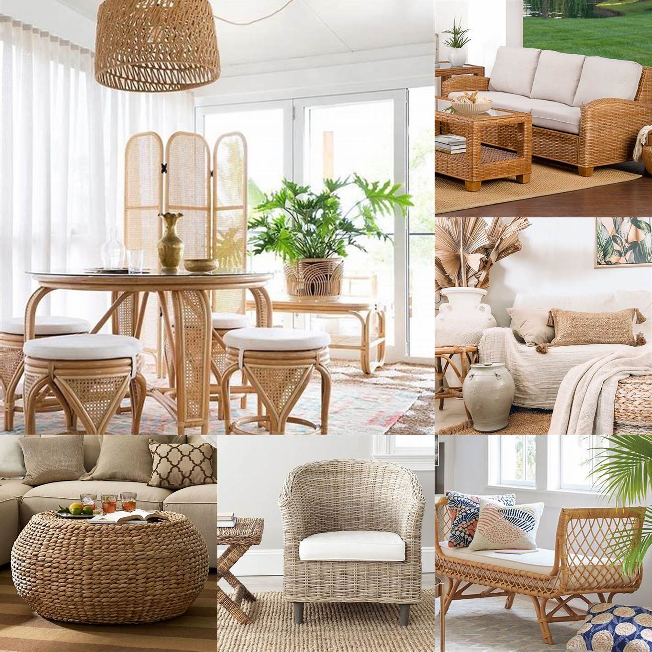 Use natural materials like wood wicker and jute to really capture that seaside feel