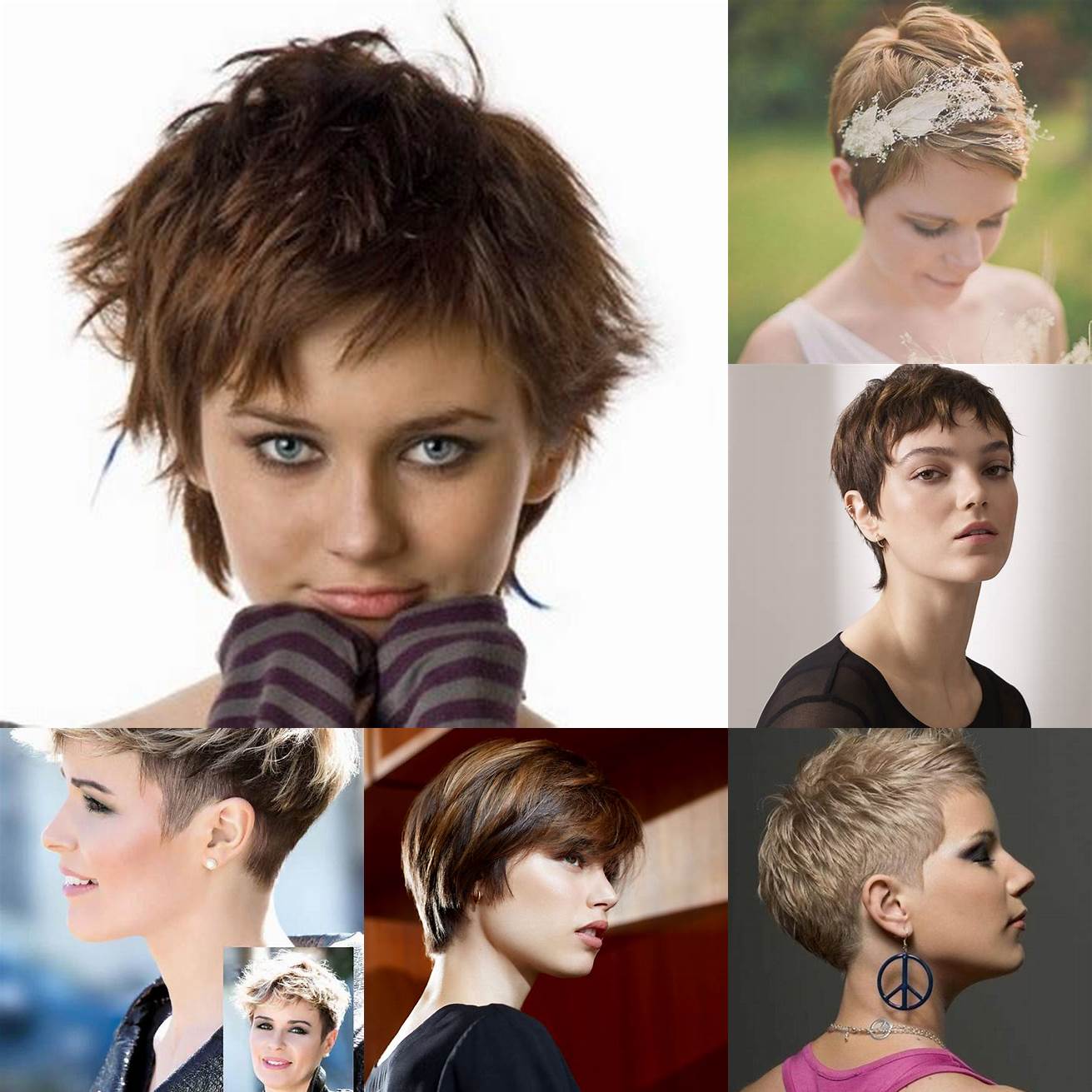 Utilisez des accessoires pour personnaliser votre coiffure courte et la rendre unique