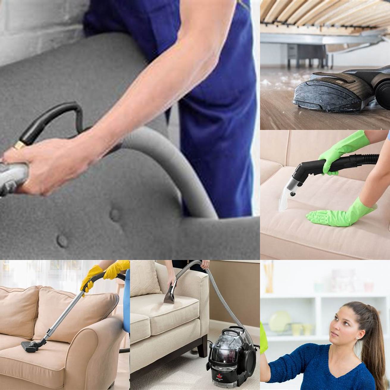 Vacuum or dust your upholstered bed regularly to remove dust and dirt