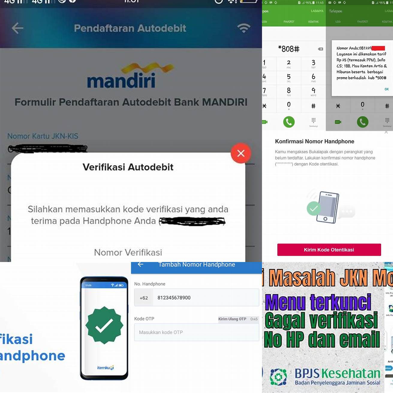 Verifikasi Nomor Handphone