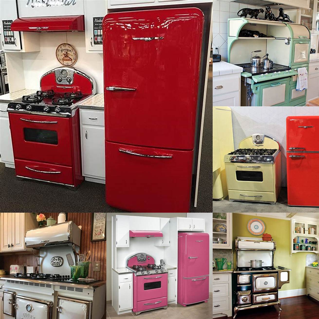 Vintage-style appliances