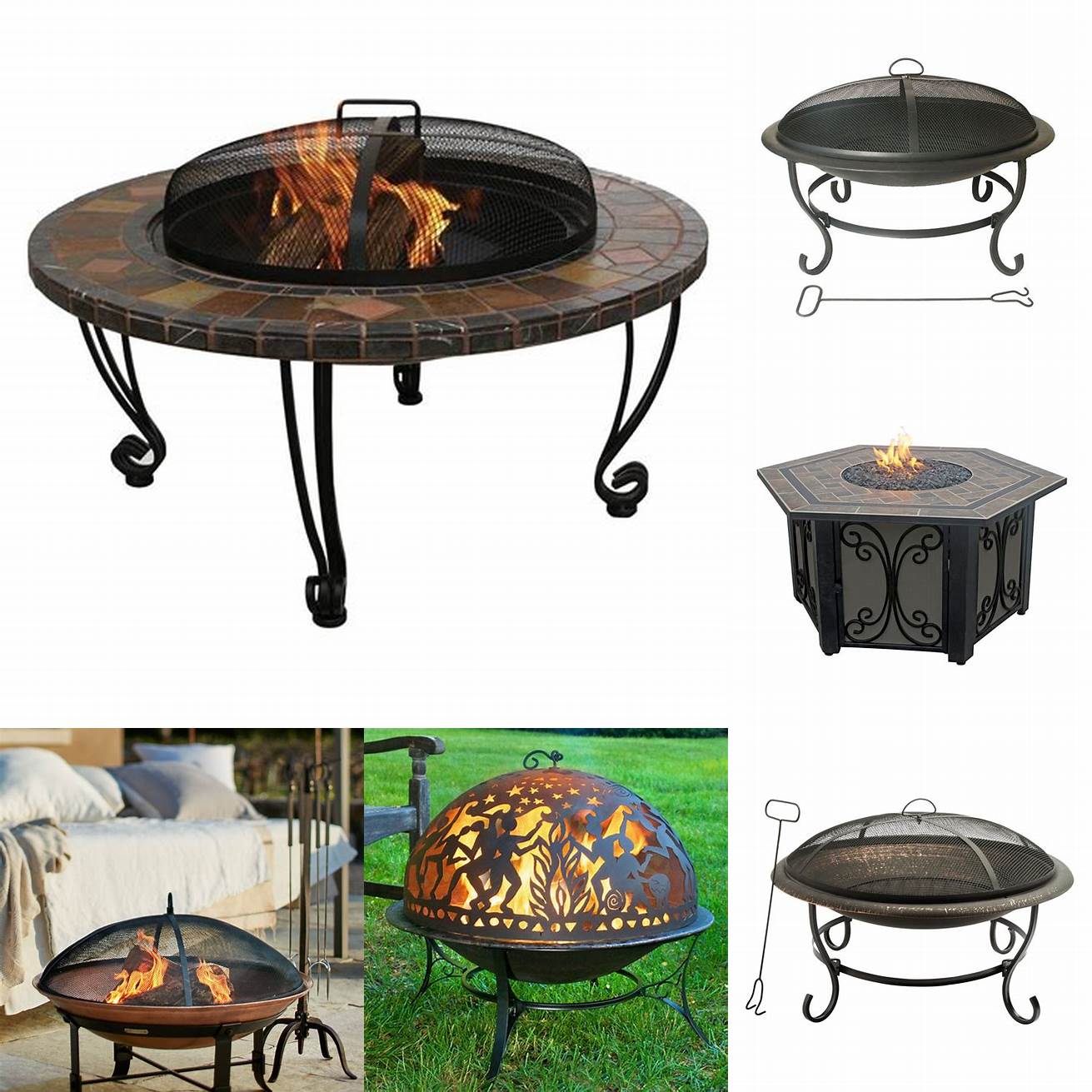 Wrought Iron Fire Pit