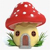 Cartoon Mushroom House