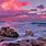 2560 X 1440 Pink Ocean Wallpaper