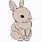 Baby Bunny Cartoon Drawing