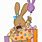 Birthday Bunny Clip Art