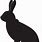 Black Rabbit Clip Art