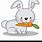 Bunny Eating Carrot Clip Art