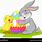Cartoon Easter Bunny Chick