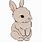 Cute Animals Cartoon Rabbit