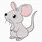 Cute Cartoon Mouse Drawing