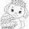 Cute Easter Bunnies Coloring Pages