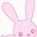 Cute Pink Bunny Clip Art
