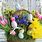 Easter Basket with Flowers