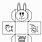 Easter Bunny Basket Cut Out