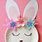Easter Bunny Plate Craft