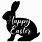 Easter Bunny Svg File Silhouette