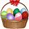 Easter Egg Basket Clip Art Free