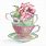 Flower Tea Cup Clip Art