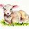 Watercolor Easter Lamb