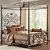 Iron Canopy Bed Frame