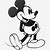 Vintage Mickey Mouse Black and White