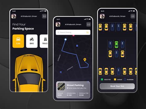 Parki app Smart Navigation