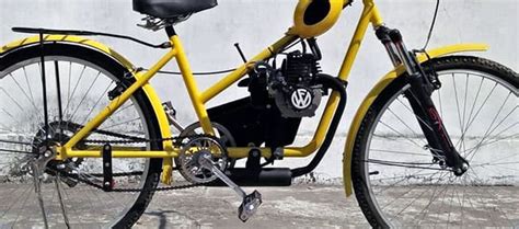 sepeda mesin bensin