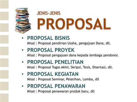 Jenis-jenis Proposal