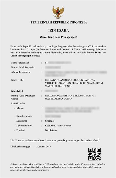 izin usaha indonesia