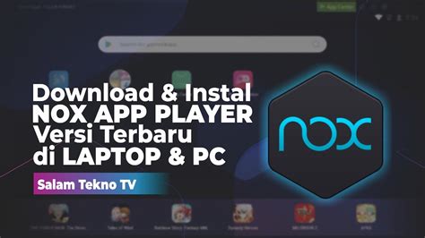 Aplikasi Nox Player